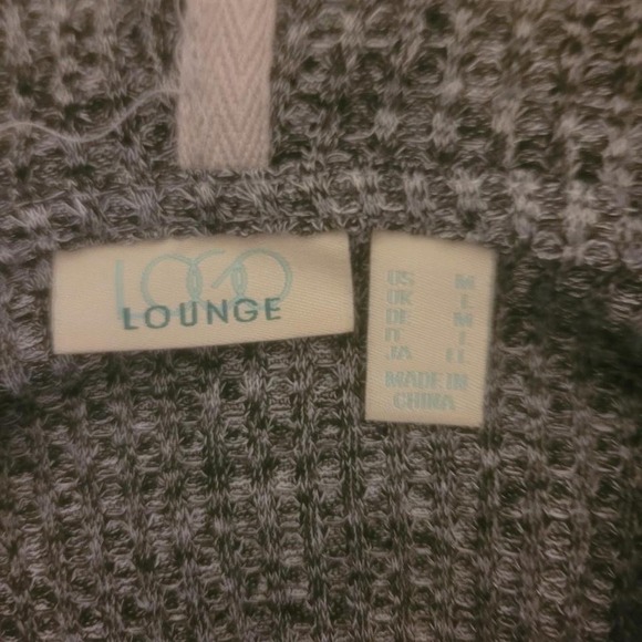 LOGO Lounge by Lori Goldstein Grey Loop Hoodie - Picture 4 of 5